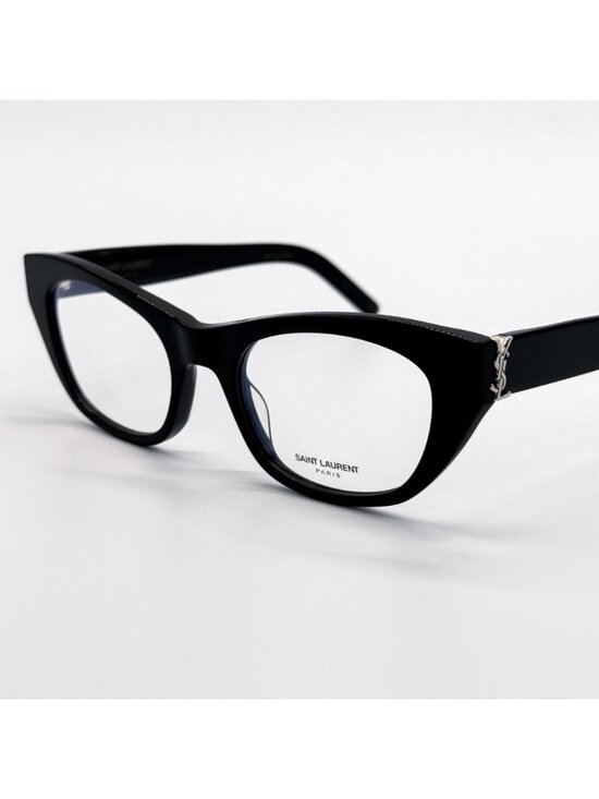 NWT Saint Laurent SL M80 001 Women Black Cat Eye Eyeglasses main image 5